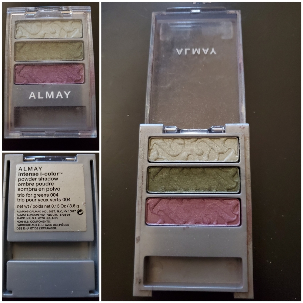 ALMAY intense i-color powder shadow trio for green